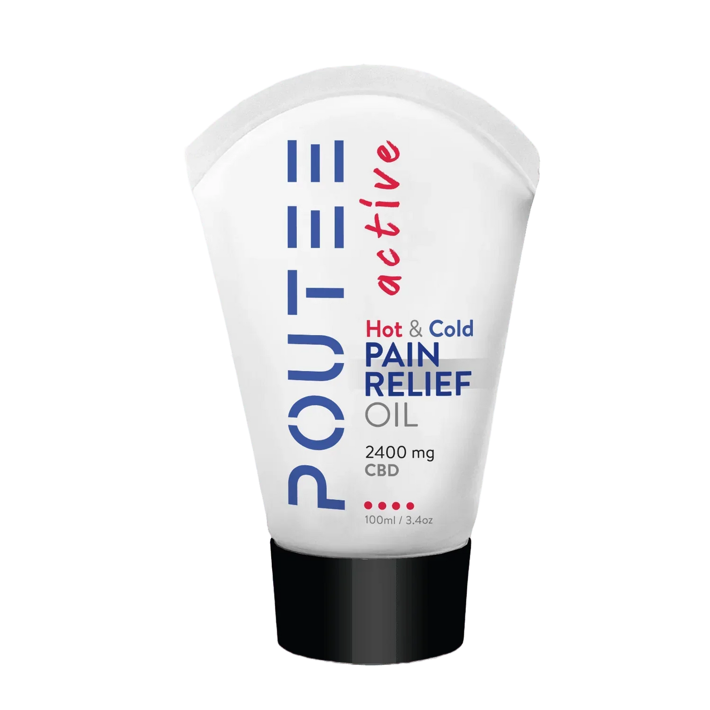 Hot + Cold Pain Relief Oil – 2400mg CBD | Refill | Intense Relief- POUTEE