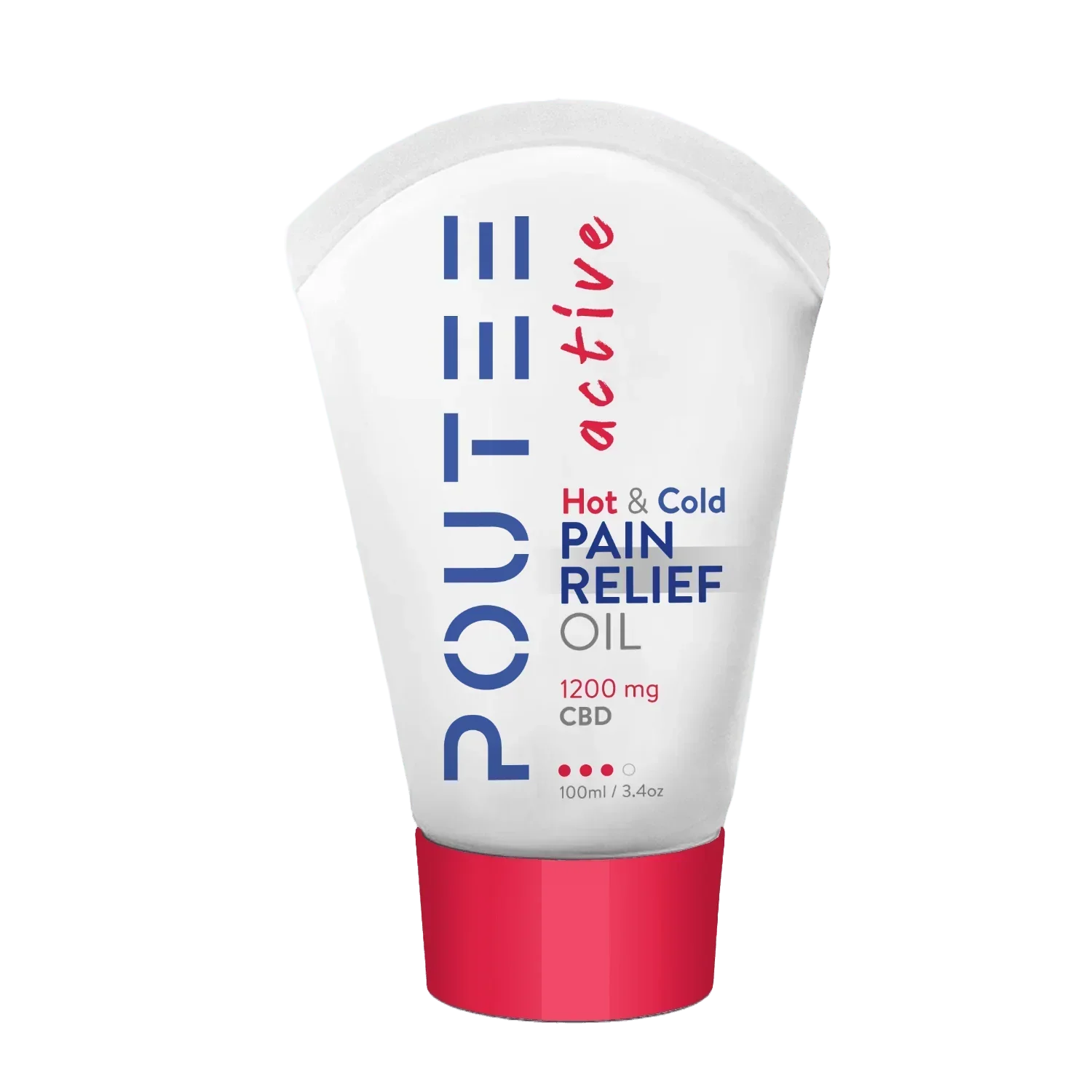 Hot + Cold Pain Relief Oil – 1200mg CBD | Refill | Deep Comfort - POUTEE