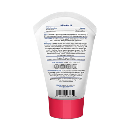 Hot + Cold Pain Relief Oil – 1200mg CBD | Refill | Deep Comfort - Ingredients list