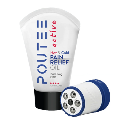 Hot + Cold Pain Relief Oil – 2400mg CBD | Refill | Intense Relief- applicator
