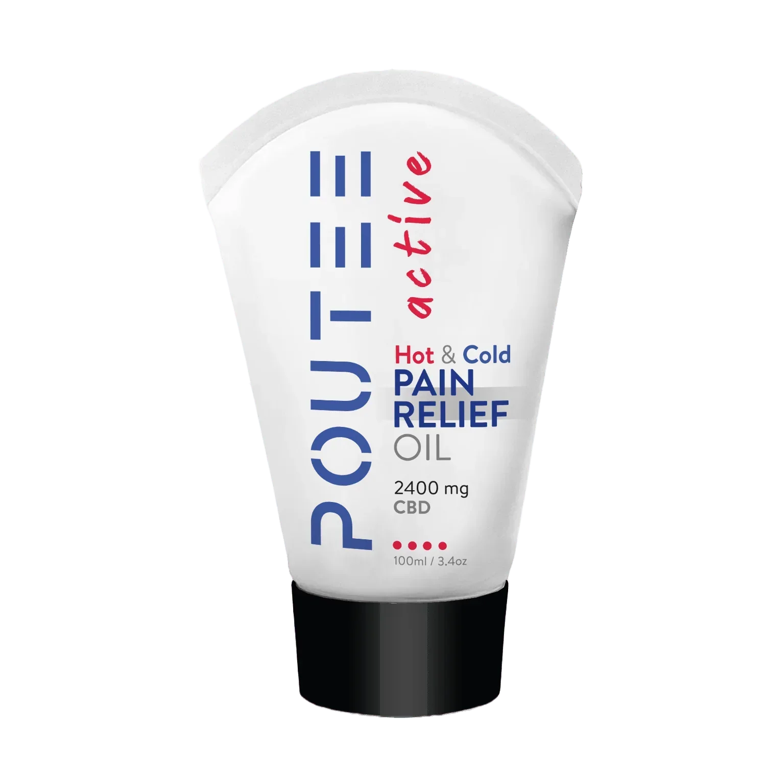 Hot + Cold Pain Relief Oil – 2400mg CBD | Refill | Intense Relief- POUTEE