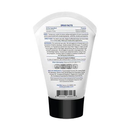 Hot + Cold Pain Relief Oil – 2400mg CBD | Refill | Intense Relief - Ingredients list