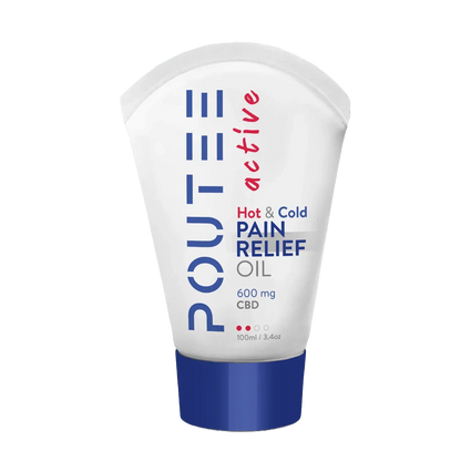 Hot + Cold Pain Relief Oil – 600mg CBD | Daily Recovery | Refill - POUTEE