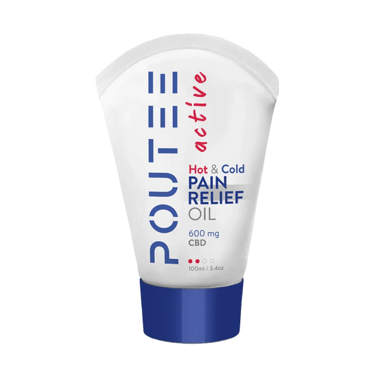 Hot + Cold Pain Relief Oil – 600mg CBD | Daily Recovery | Refill - POUTEE