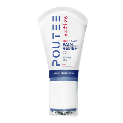 Hot + Cold Pain Relief Oil – 600mg CBD | Refill | Daily Recovery with Applicator - POUTEE