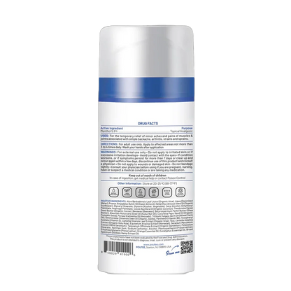 Citrus Pain Relief Cream 600mg CBD _ Soothe Muscles and Joints _ POUTEE _ Ingredients List 