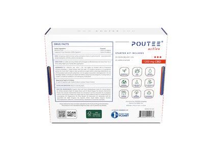 Pain Relief Gel – Starter Kit 1200mg CBD | Intense Recovery & Applicator - Ingredients list